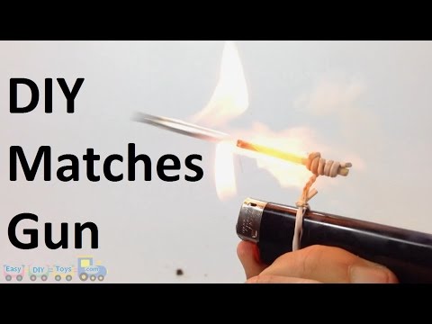 DIY matches toy gun easily