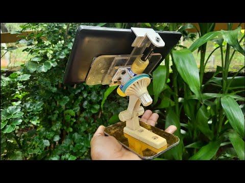 DIY mobile stand for online classes and YouTube videos.[ English Subtitled]