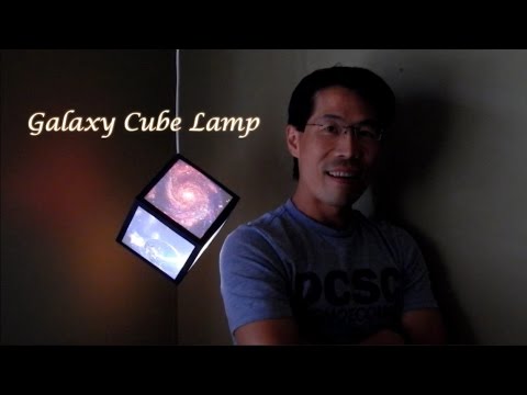 DIY pendant lamp/lantern (galaxy cube) - home and room decor - EzyCraft