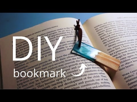 DIY resin bookmark