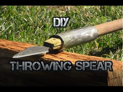 DIY throwing spear