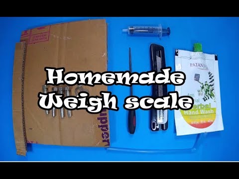 DIY weigh scale a.k.a Archimedes weigh scale