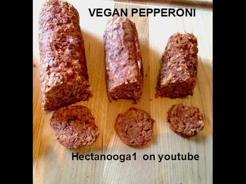 DIY- SPICY VEGAN PEPPERONI, Easy, gluten free,