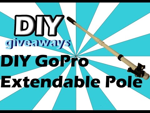 DIYgiveaways-DIY GoPro Extendable Pole for under $7!!!