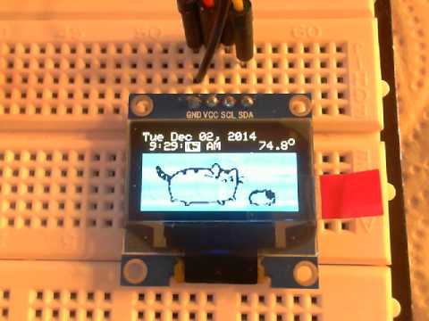 DS3231 OLED clock - Added Alarm function