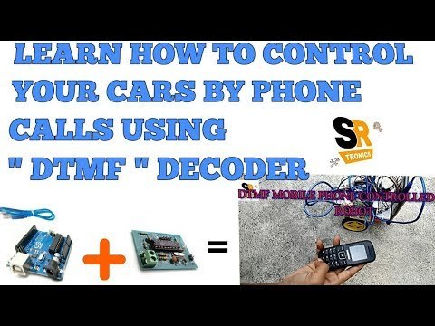 DTMF PHONE CONTROLLED ROBOT