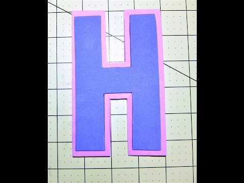 DYI Letter H