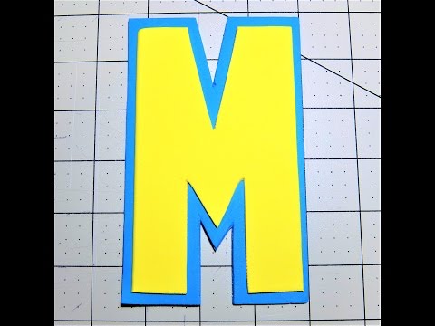 DYI Letter M