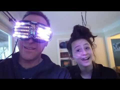 Dancing LED Goggles