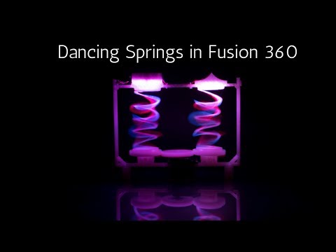 Dancing Springs in Fusion 360