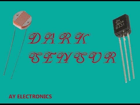 Dark Sensor(LDR-Transistor circuit/Automatic light)||EXPLAINED IN DETAILS {EASY!!}