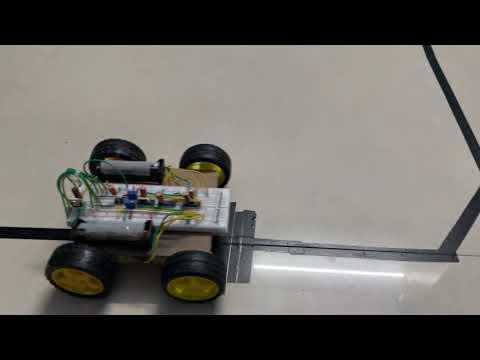 Demonstration of Line Follower Robot