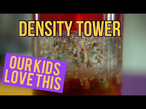 Density Tower - Science Experiments for Kids