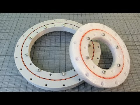 Design a parametric, 3d-printable Slew Bearing with Fusion 360