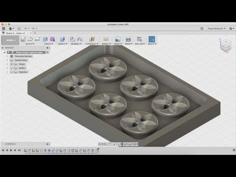 Designing a Flower Button Mould Using Fusion 360 For Casting