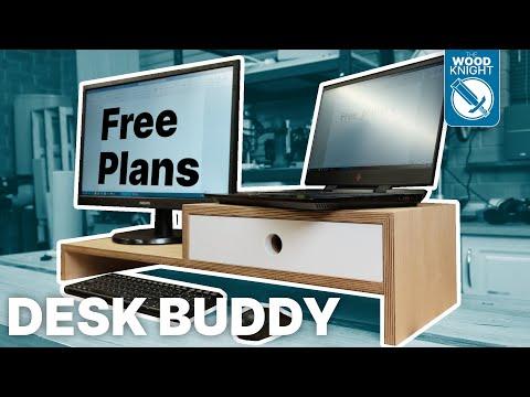 Desk Buddy, A Work-From-Home Helper (Free Plans)