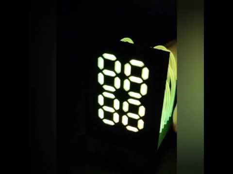 Digital Light Pipes Clock