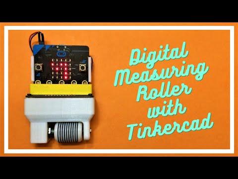 Digital Measuring Roller using Tinkercad &amp;amp; micro:bit | Instructables