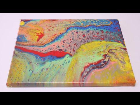 Dirty Paint Pouring Technique