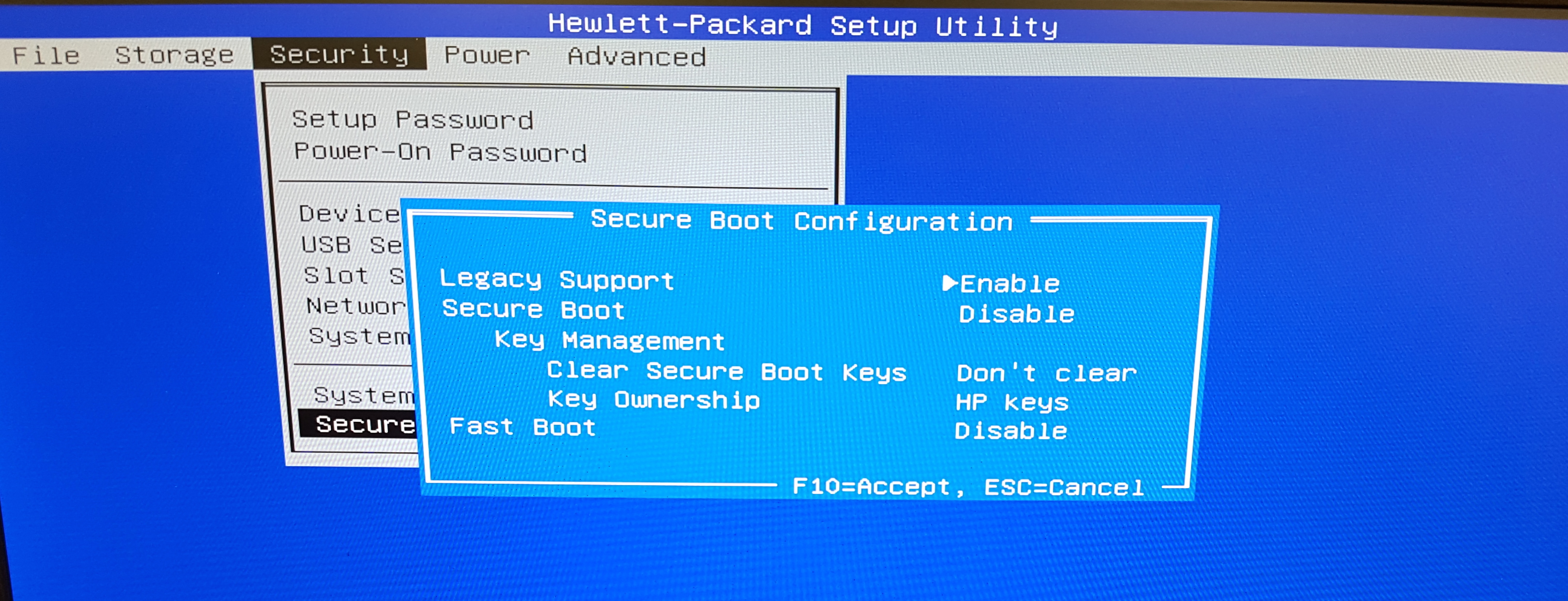 Disable secure boot .jpg