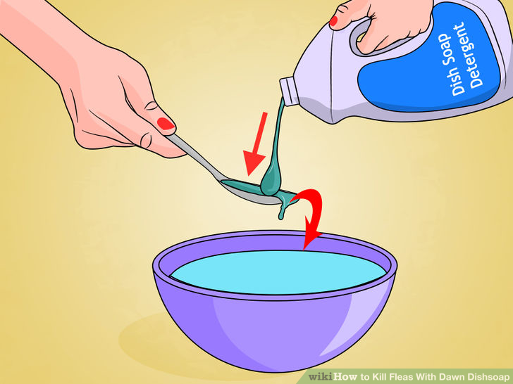 Dish soap into bowl of liquid.jpg