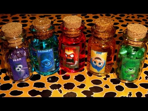 Disney Pixar's Inside Out Inspired Miniature Bottle Charms Tutorial