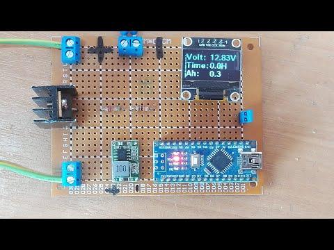 Diy Arduino 12V battery tester for capacity