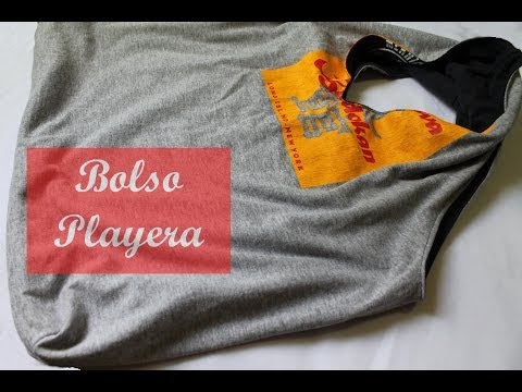 Diy Como hacer un Bolso con dos camisetas