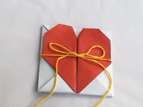 Diy Origami Heart Box / Envelope Secret Message Box Out of Paper