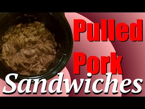 Dr Pepper Pulled Pork Sandwiches