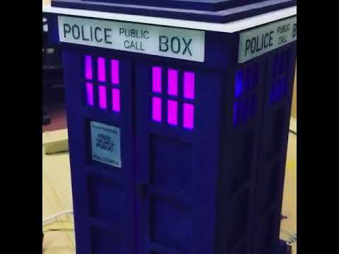 Dr Who Tardis With Google Assistant