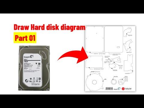 Draw Hard disk diagram