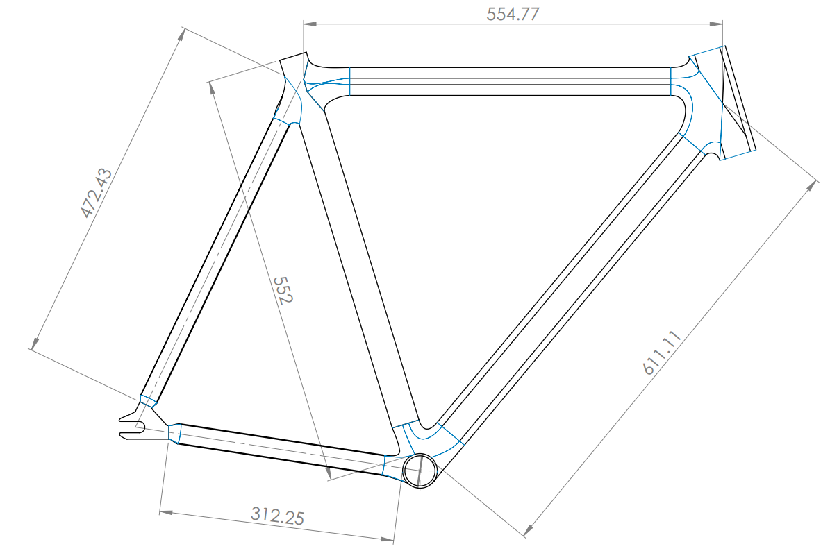 Drawing - Bike frame dimensions.PNG