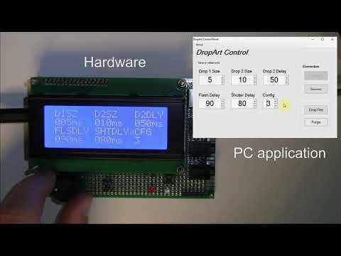 DropArt control hardware and PC application