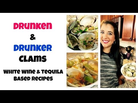 Drunken &amp;amp; Drunker Clams Recipe: White Wine &amp;amp; Tequila Based Sauces | Cait Straight Up