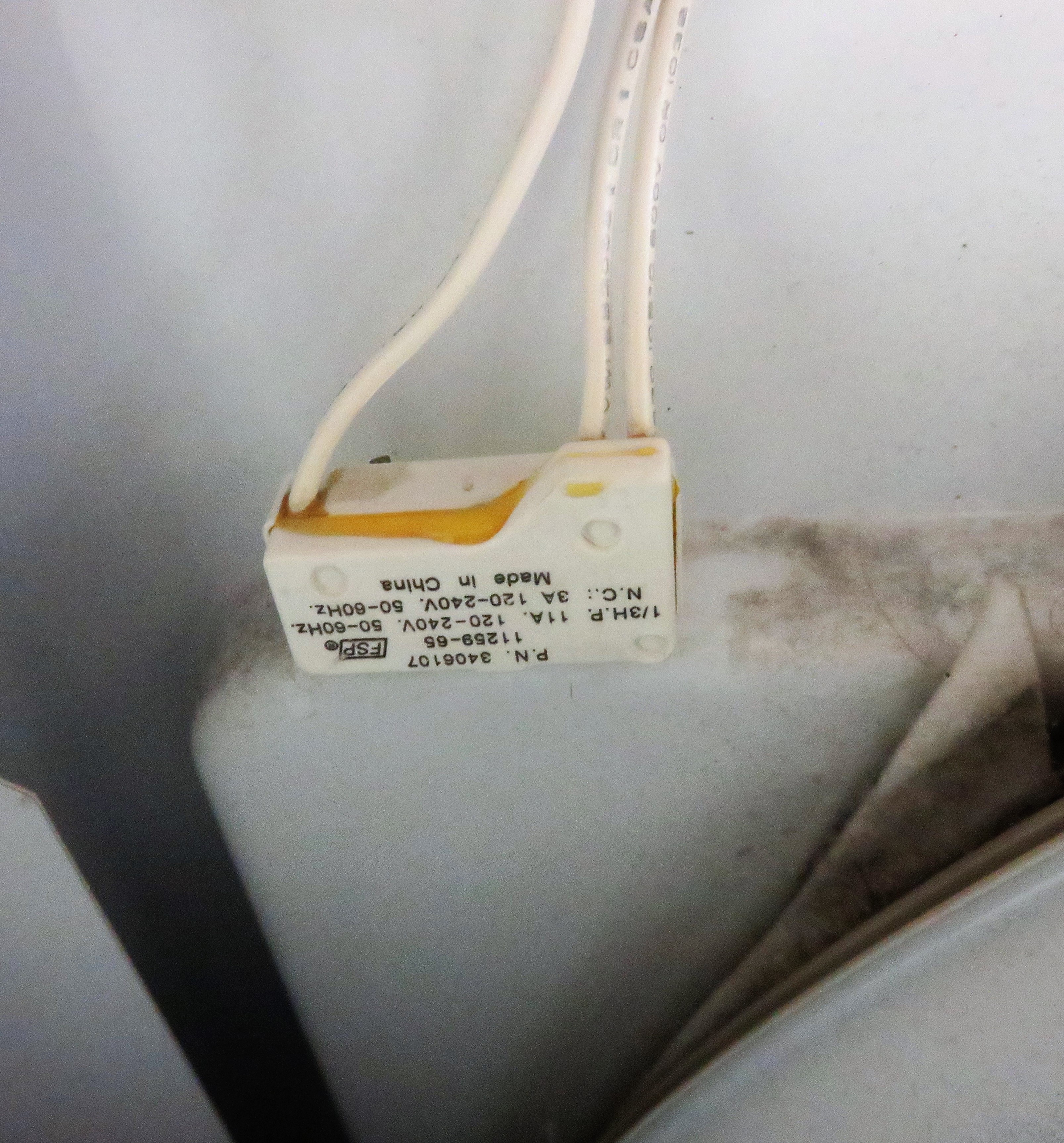 Dryer Switch Installed from Top.JPG