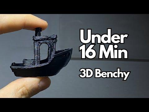 Dsn D1 #3dprinter #speedboat 3D Benchy #3dprinting Under 16 Minute