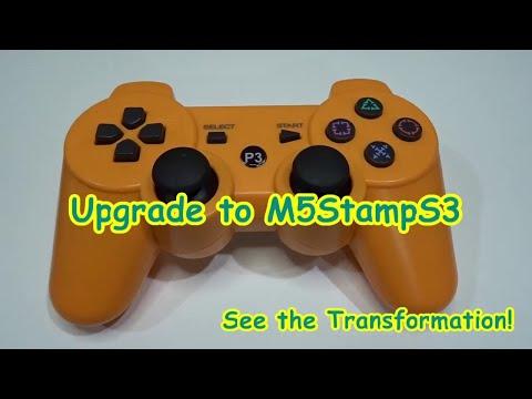 DualShock3-like M5StampS3 Controller