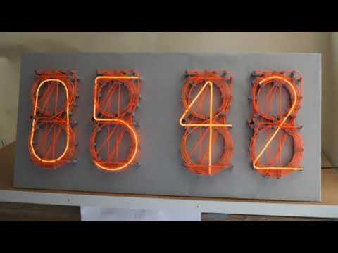 EL Wire Clock