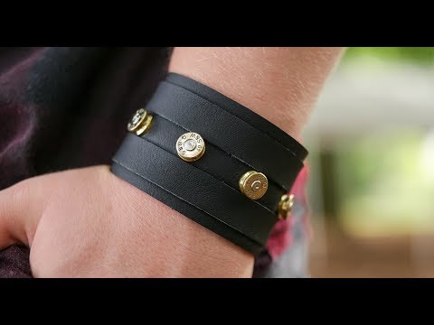 EPIC DIY Bullet Leatherband