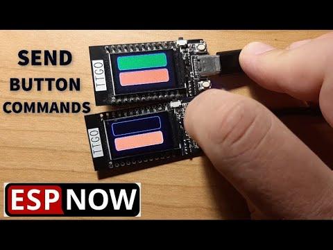 ESP NOW Effortless Control - Display On &amp; Off Buttons With TTGO ESP32