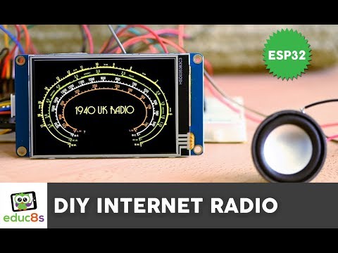 ESP32 Internet Radio project with A 3.5&amp;quot; Nextion Display