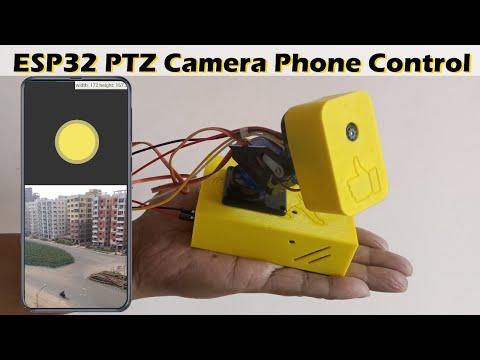 ESP32 PTZ Camera Control with Phone IoT