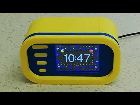 ESP32 Pacman Clock startup sequence