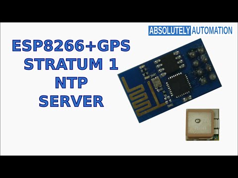 ESP82266 + GPS STRATUM 1 NTP SERVER