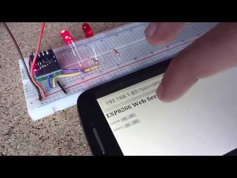 ESP8266 Web Server (Code and Schematics)