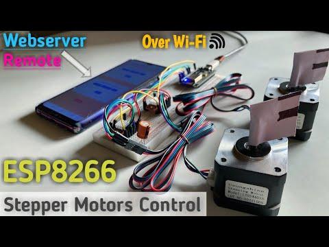 ESP8266 Webserver Control Stepper Motor