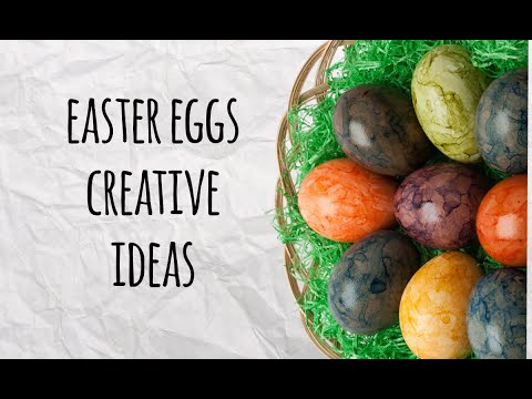 Easter Eggs - Creative Coloring Ideas - DIY Egg Decoration