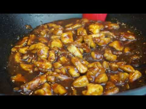 Easy Bourbon Chicken