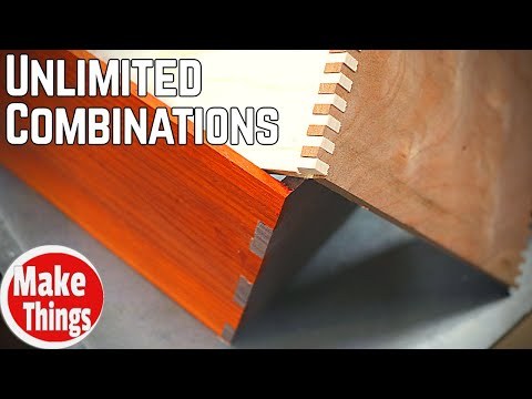 Easy Box Joints // The Most Versatile Box Joint Jig!